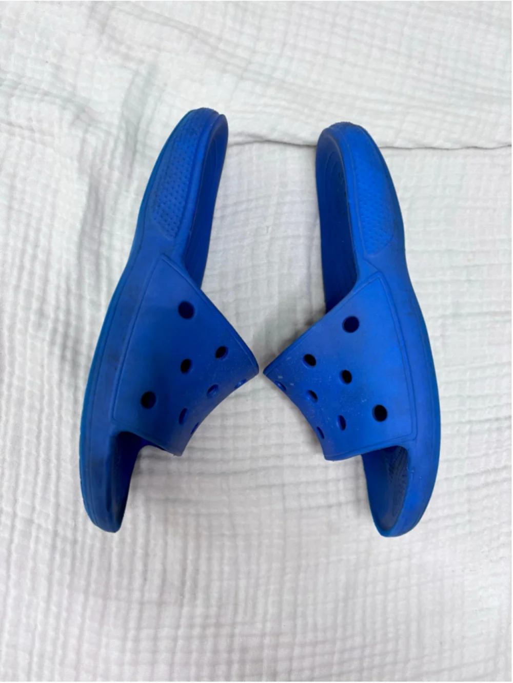 Men’s Crocs Blue Clog Slides Size 9